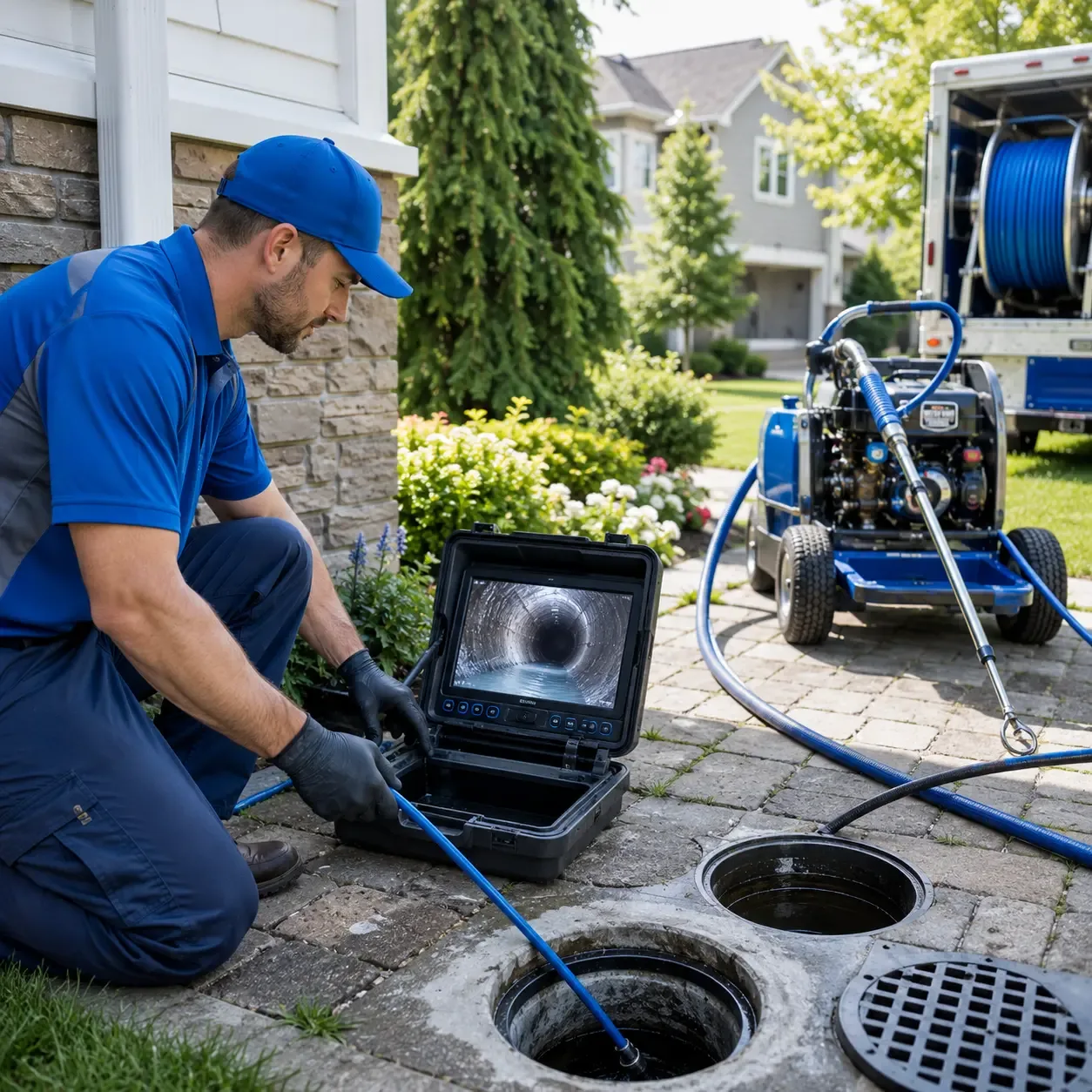 Outdoor drain cleaning professionals serving Caryville, TN